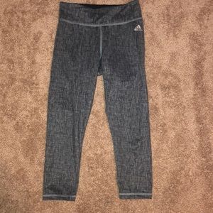 Adidas cropped leggings size small